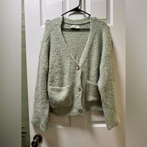 💚Light green ABERCROMBIE & FITCH cardigan💚